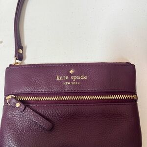 Kate Spade Plum Wristlet Clutch